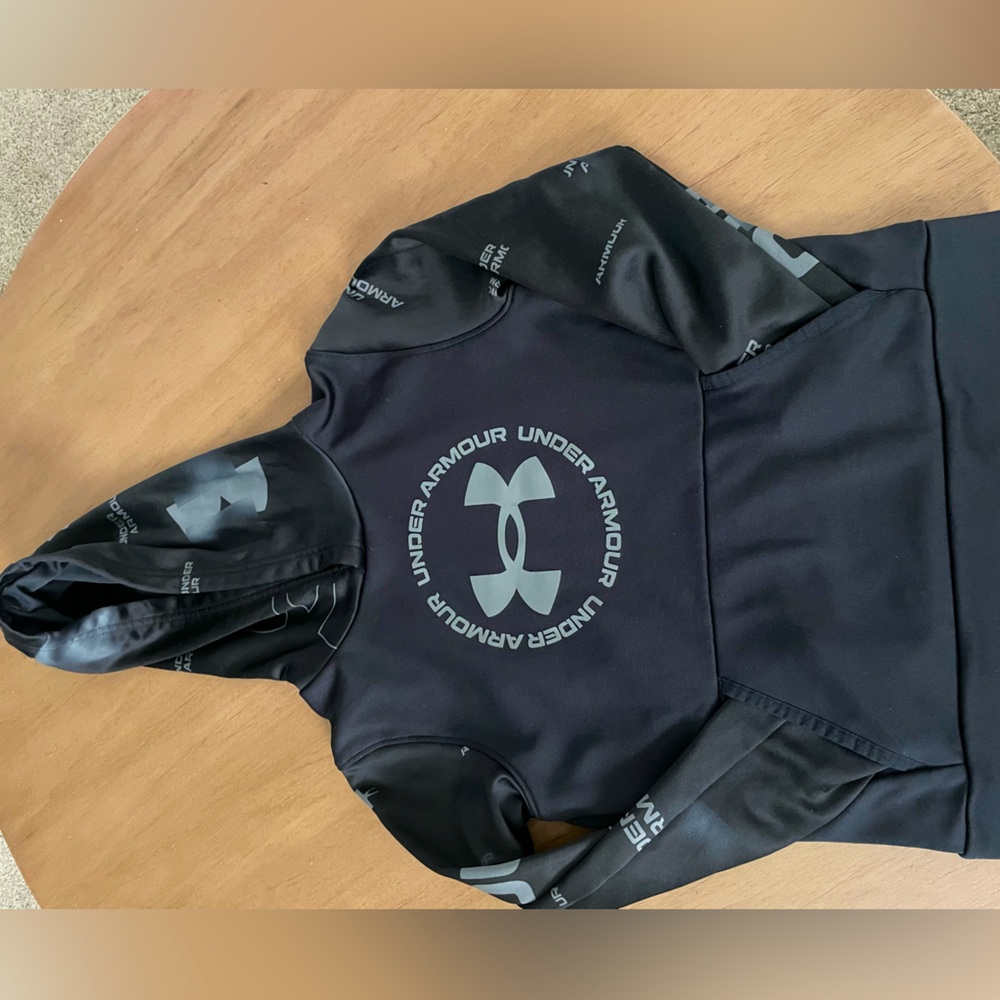 Under Armour hooded sweater.